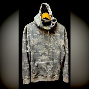 EXP Express Grey Camouflage hoodie in size Medium